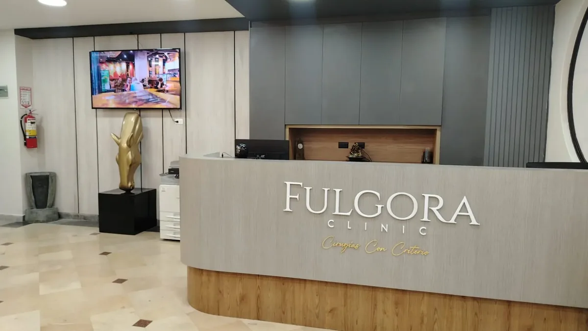 Recepción de Fulgora Clinic, Hospital del Día en Quito